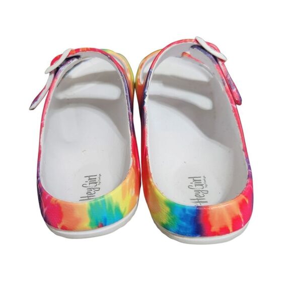 Corkys Waterslide Sandals Tie Dye Womens Size 10 Shoes Slip On Colorful - Picture 6 of 10